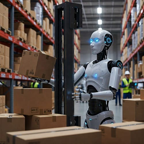 utilizzo dei robot umanoidi in fabbriche
